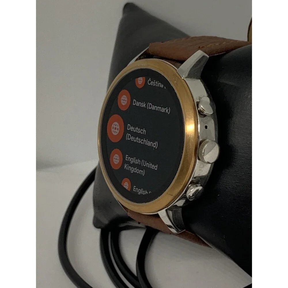 Fossil Gen 4 Authentic Digital Dial Smart Watch Custom Band FTW6016 NP23
